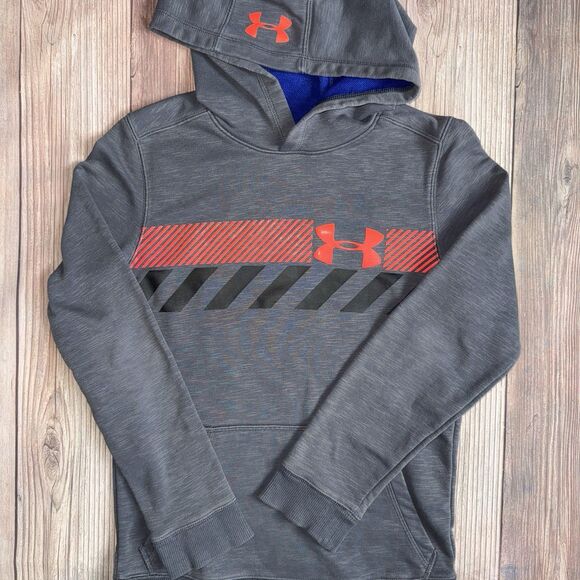 Boys Under Armour Medium Loose Fit Coldgear Hoodie - Picture 3 of 5